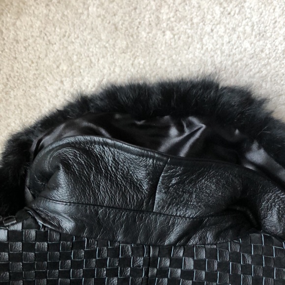 Black leather jacket - Picture 4 of 4